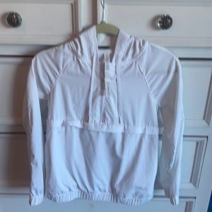 Lululemon Pack in Light White hooded jacket